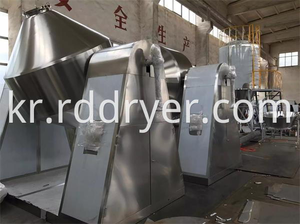 Customer Made Double Cone Drying Machine for Plastic Particles